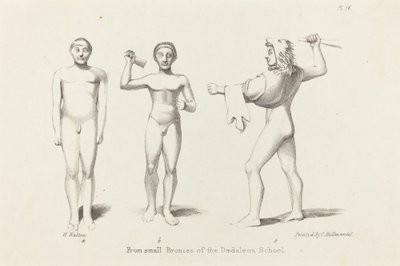 Daedalian Figures from Bronzes by W. Walton after John Flaxman