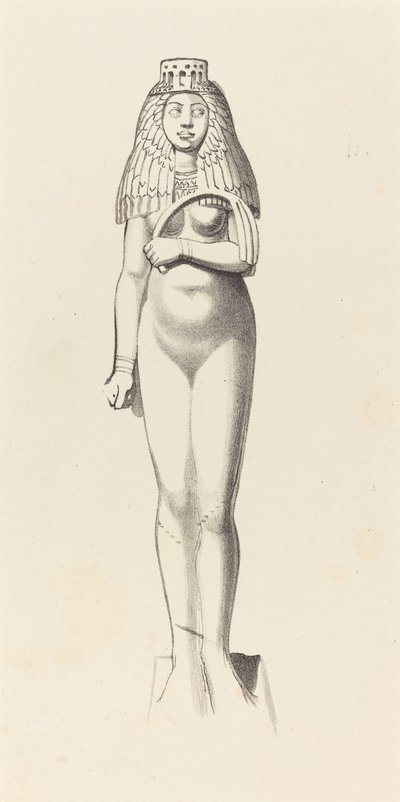 Figure of Bubaste or Isis by W. Walton after John Flaxman
