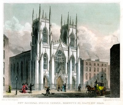 New National Scotch Church, Sidmouth Street and Grays Inn Road, London by W Watkins