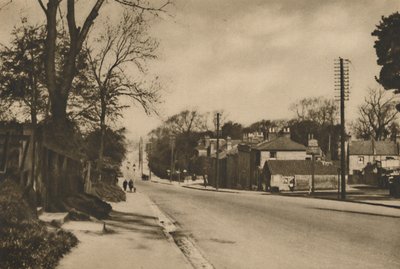 Where The Roman Road To Dover Crosses Shooters Hill Beyond Blackheath, c1935 by W. Whiffin