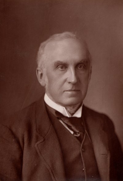 Charles Russell, first Baron Russell of Killowen English lawyer. Lord Chief Justice of England from 1894 by W. and D. (after) Downey