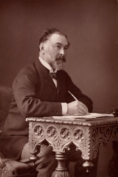 Frederick Harrison, English jurist and Positivist philosopher by W. and D. (after) Downey