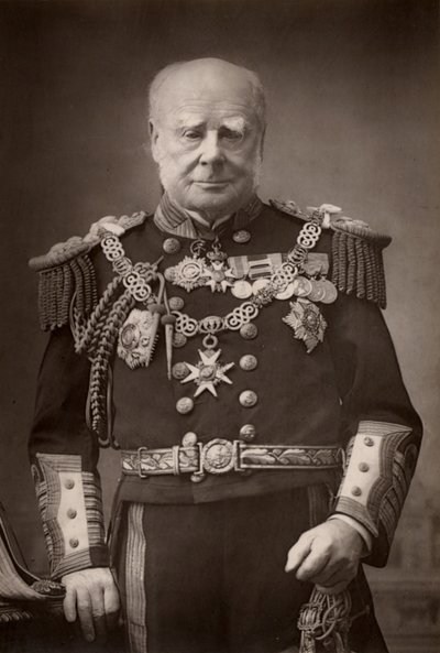 Henry Keppel (1809-1904), English admiral and courtier by W. and D. (after) Downey