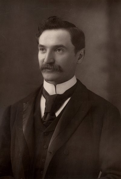 Solomon Joseph Solomon (1860-1927), English portrait and mural painter by W. and D. (after) Downey