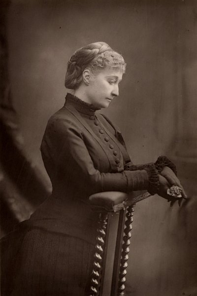 The Empress Eugenie (1826-1920) widow of Napoleon III of France by W. and D. (after) Downey