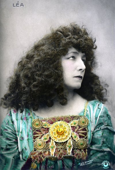 Henriette Rosine Bernard aka Sarah Bernhardt in the role of Léa (photo) by W. and D. Downey