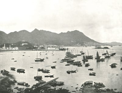 East Point showing Victoria Hills, Hong Kong, 1895 by W and S Ltd