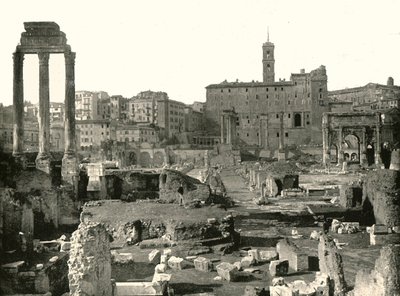 General view of the Forum, Rome, Italy, 1895 by W and S Ltd