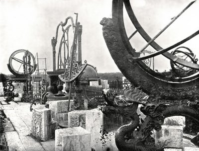 Some Instruments on Top of the Observatory, Pekin, China by W and S Ltd