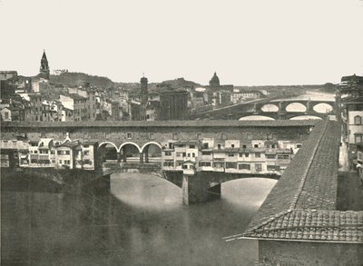 The Ponte Vecchio, Florence, Italy, 1895 by W and S Ltd