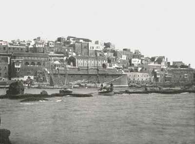 View from the Sea, Jaffa, Palestine, 1895 by W and S Ltd