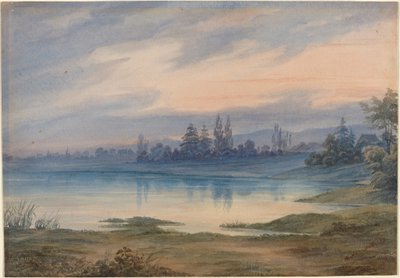 Landscape near Strasbourg Looking toward St. Gall by W. van Detta