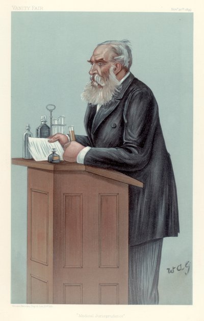 Thomas Stevenson, British forensic scientist, 1899 by Wag