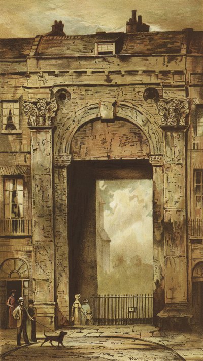 Arundel House, Watergate, Strand by Waldo Sargeant