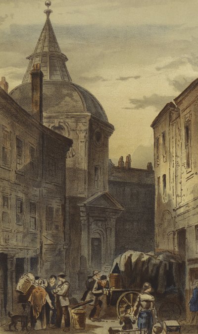 Warwick Lane, Newgate Street, City by Waldo Sargeant