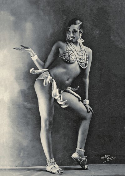 Josephine Baker Wearing Her Famous Banana Costume c.1927 by Walery