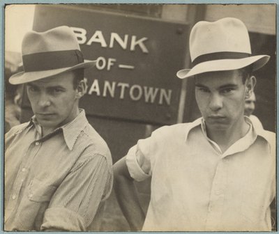 Main Street Faces / Street Scene, Morgantown, West Virginia by Walker Evans
