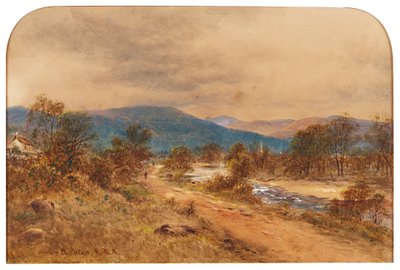 The Road to Glen Cluny, Braemar - 1876 by Waller Hugh Paton