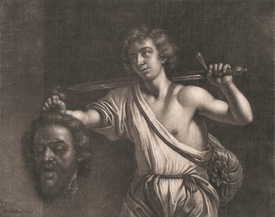 David with the Head of Goliath by Wallerant Vaillant