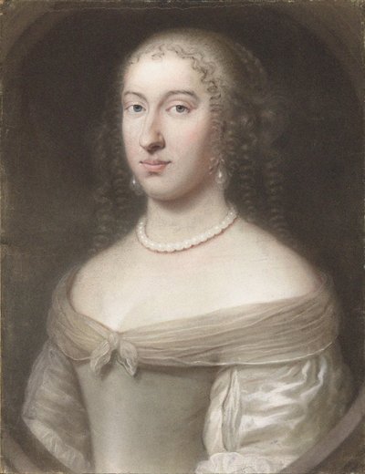 Portrait of Maria Theresa of Spain, Queen Consort of France and Navarre by Wallerant Vaillant