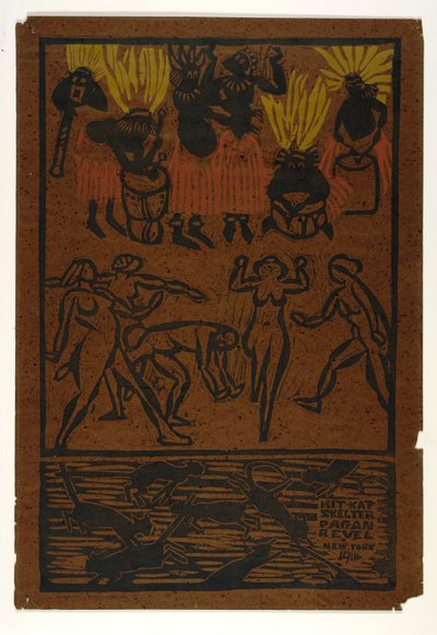 Kit Kat Skelter Pagan Revel by Walt Kuhn