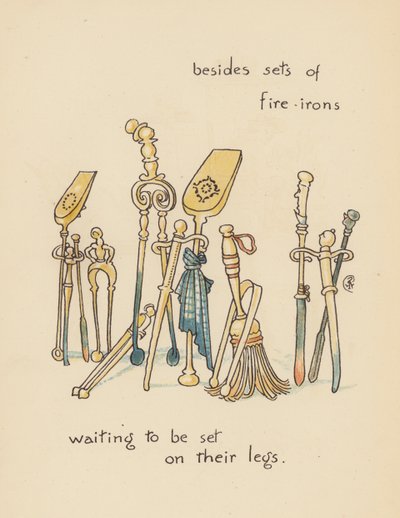Illustration for Legends for Lionel by Walter Crane by Walter (after) Crane
