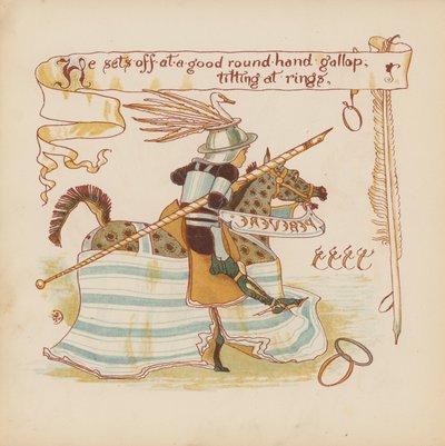 Illustration for Pothooks and Perseverance by Walter Crane by Walter (after) Crane