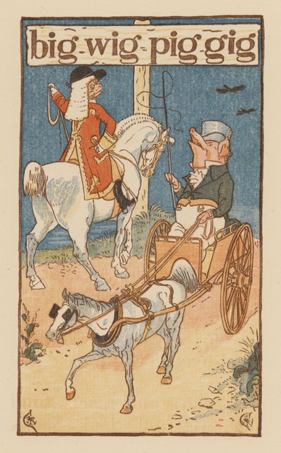 Page from The Golden Primer by Walter (after) Crane
