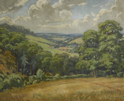 Devon Scene, Near Widdecombe Moor, c.1949 by Walter Ashworth