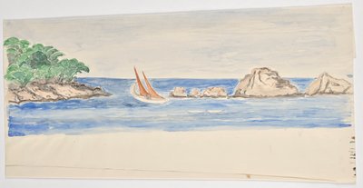 Coast in Florida (?) by Walter Barwig