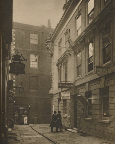 In Devereux Court, Full of Eighteenth-Century Associations by Walter Benington