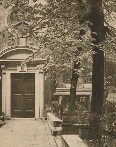 South Door of the Church of St. Mary Aldermanbury by Walter Benington