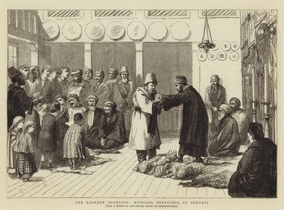 The Eastern Question, Howling Dervishes at Scutari by Walter Charles Horsley