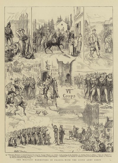 The Military Manoeuvres in France, with the Sixth Army Corps by Walter Charles Horsley