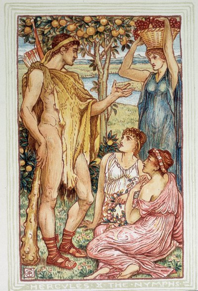 Hercules and the nymphs - in 