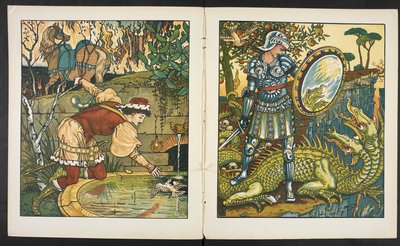 Illustration for the story, Princess Belle étoile by Walter Crane