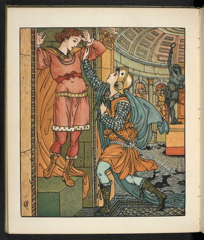 Illustration for the story, Princess Belle Étoile by Walter Crane