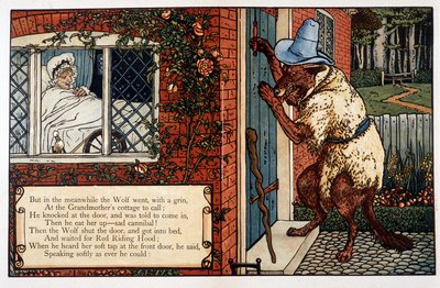 Little Red Riding Hood, by John Lane, Walter Crane