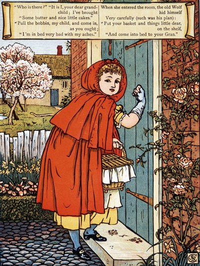 Little Red Riding Hood, by John Lane, Walter Crane