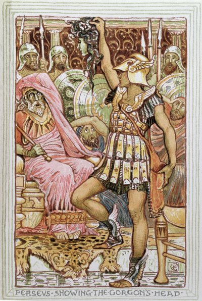 Perseus showing the Gorgon