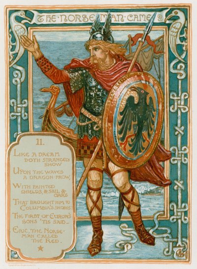 The Norseman Came by Walter Crane