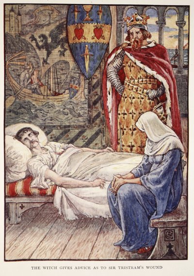The Witch gives Advice as to Sir Tristram