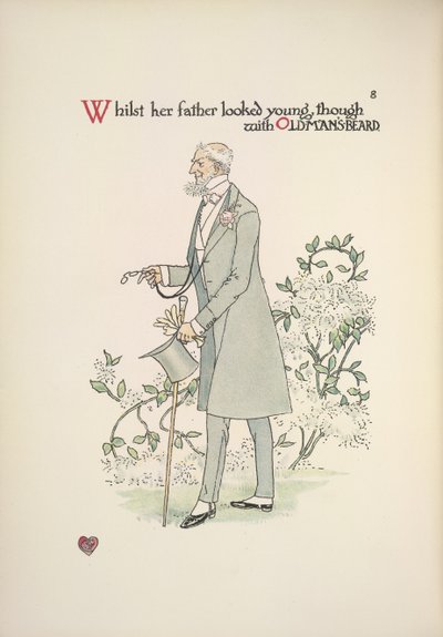 The father of the bride in morning dress by Walter Crane