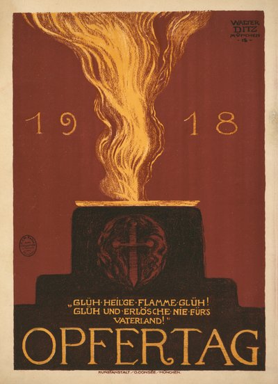 1918 Day of Sacrifice, 1918 by Walter Ditz