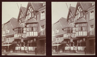 Old George Inn, 17 High Street, Salisbury, Wiltshire, 1913 by Walter Edward Zehetmayr
