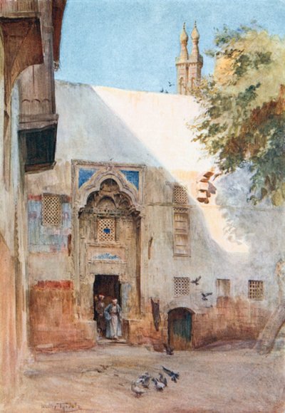 A Court near El-Azhar by Walter Frederick Roofe Tyndale