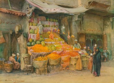 A Fruit-Stall at Bulak by Walter Frederick Roofe Tyndale