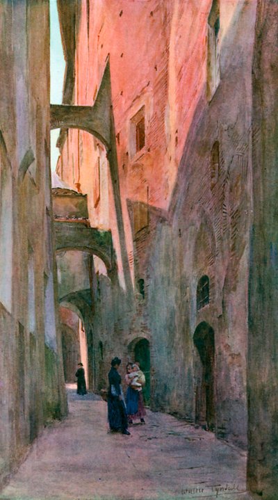 A Street in Siena by Walter Frederick Roofe Tyndale