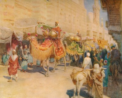 An Arab Wedding Procession by Walter Frederick Roofe Tyndale
