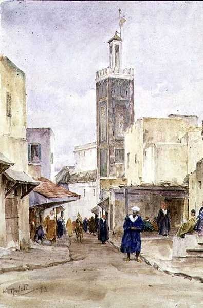 An Eastern Street Scene by Walter Frederick Roofe Tyndale